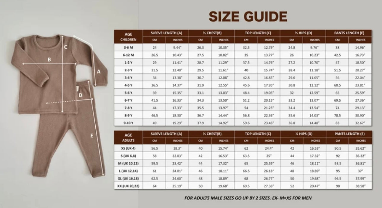 Personalised Ribbed Lounge Set