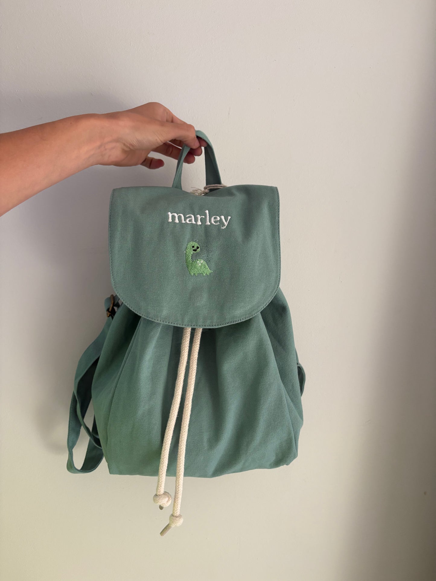 PERSONALISED ORGANIC COTTON BACKPACK