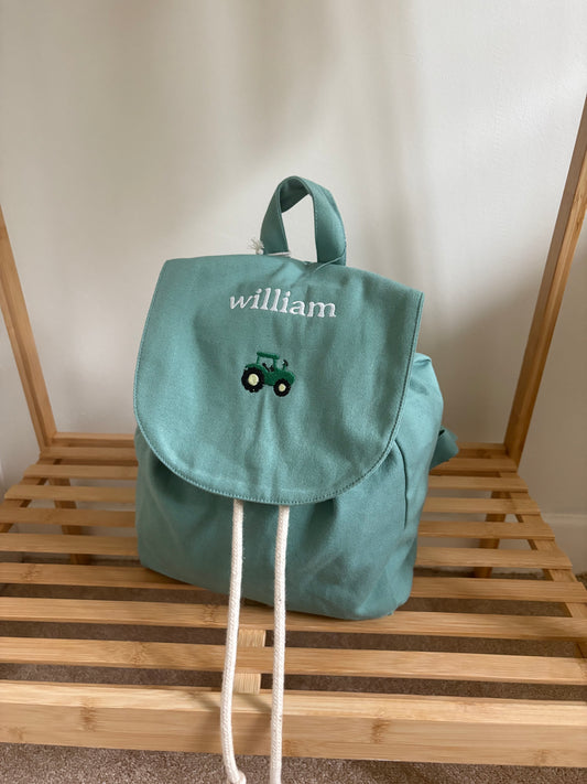 SAGE PERSONALISED ORGANIC RUCKSACK