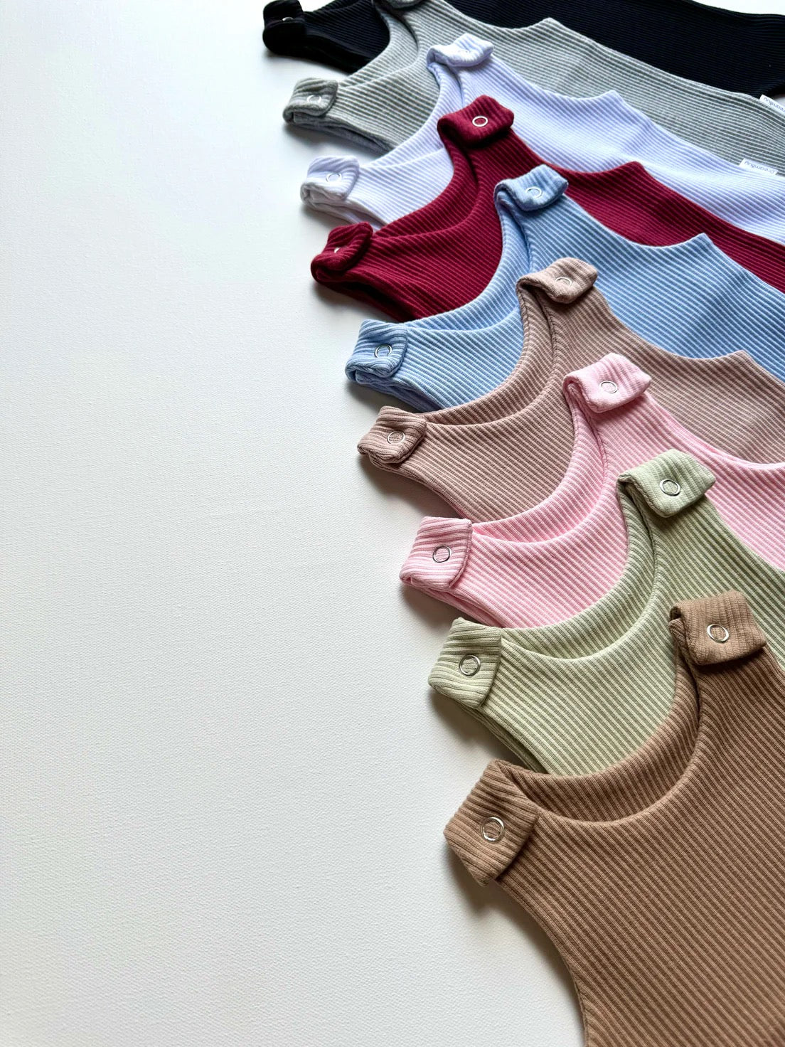 Personalised Ribbed Dungarees