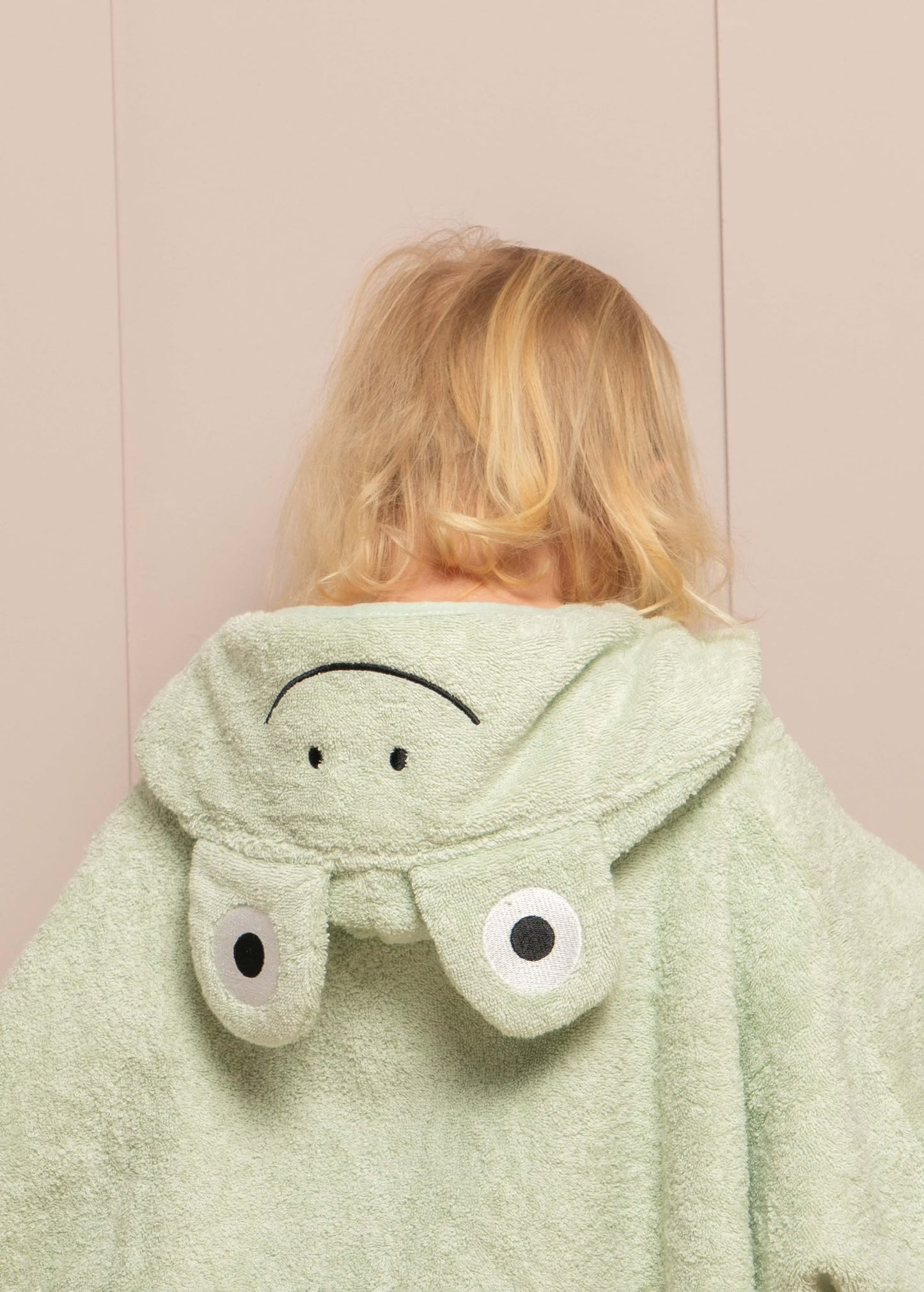PERSONALISED FROG HOODED PONCHO