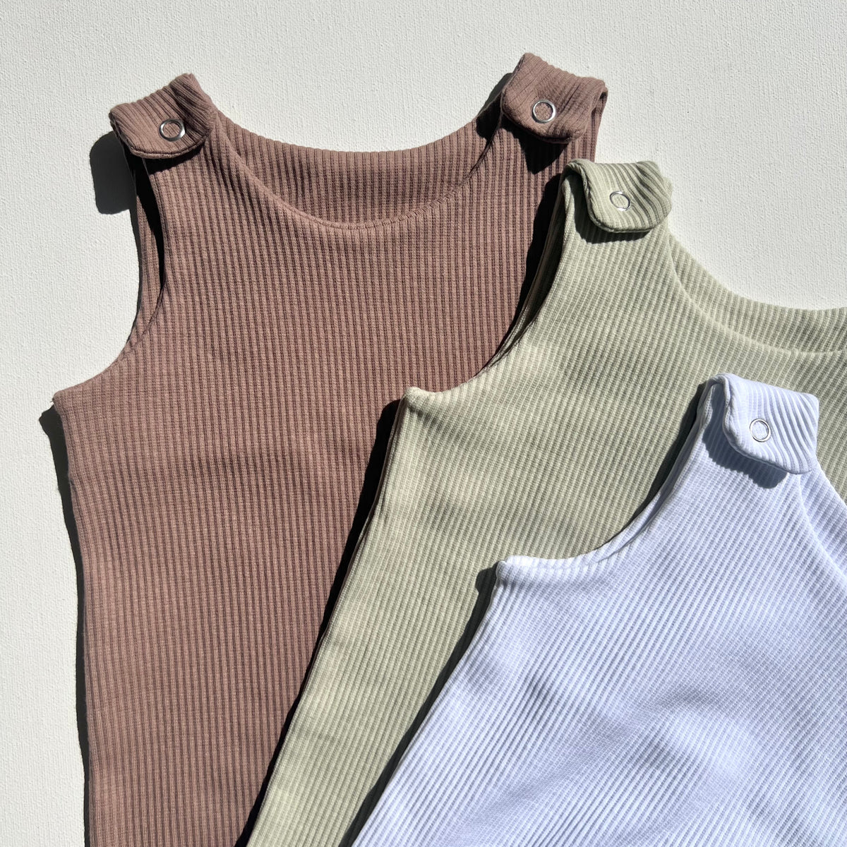 Personalised Ribbed Dungarees