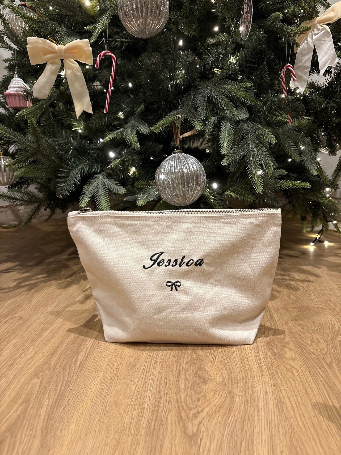 PERSONALISED ORGANIC MAKEUP BAG
