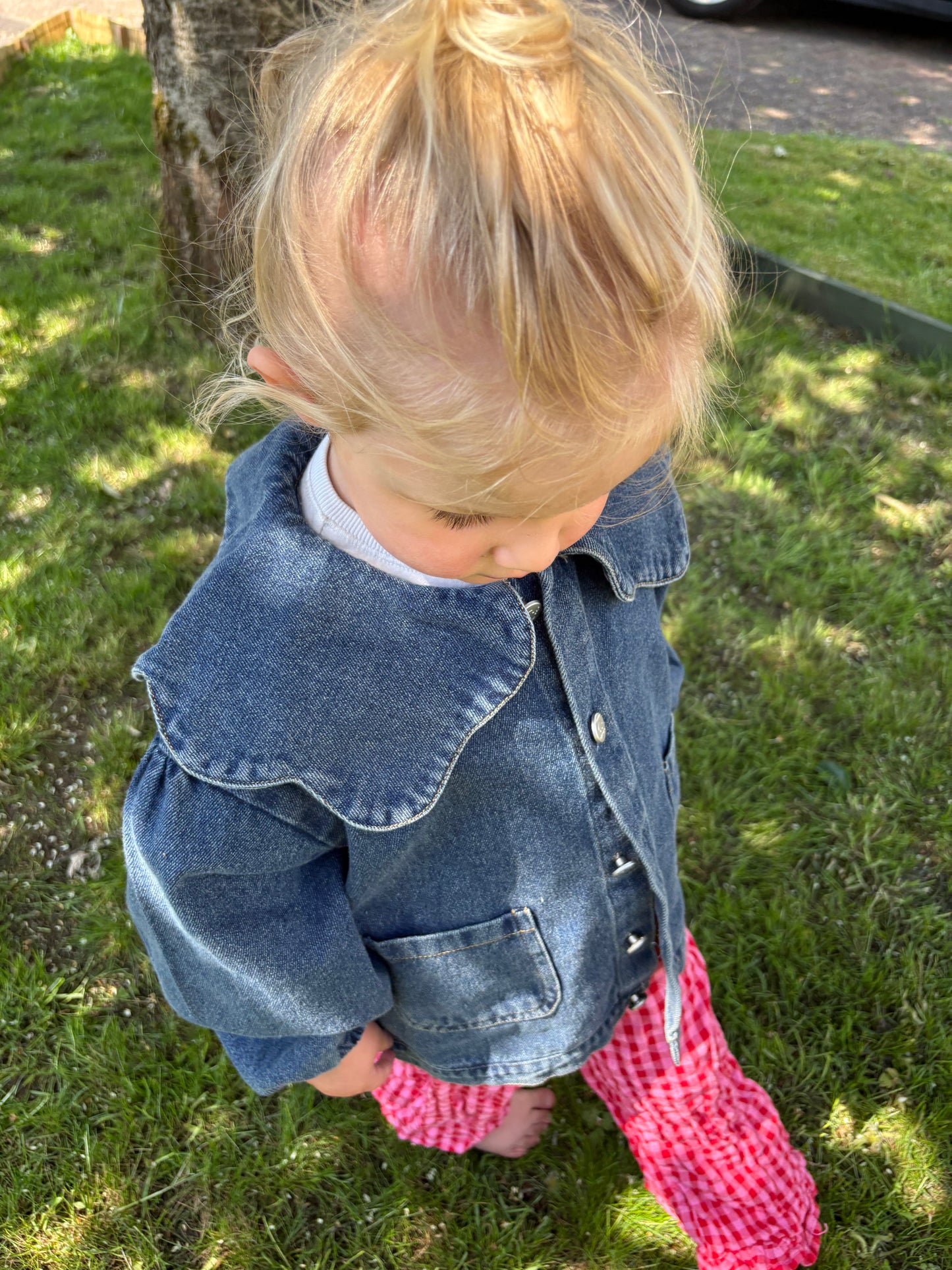 Personalised Collared Denim Jacket