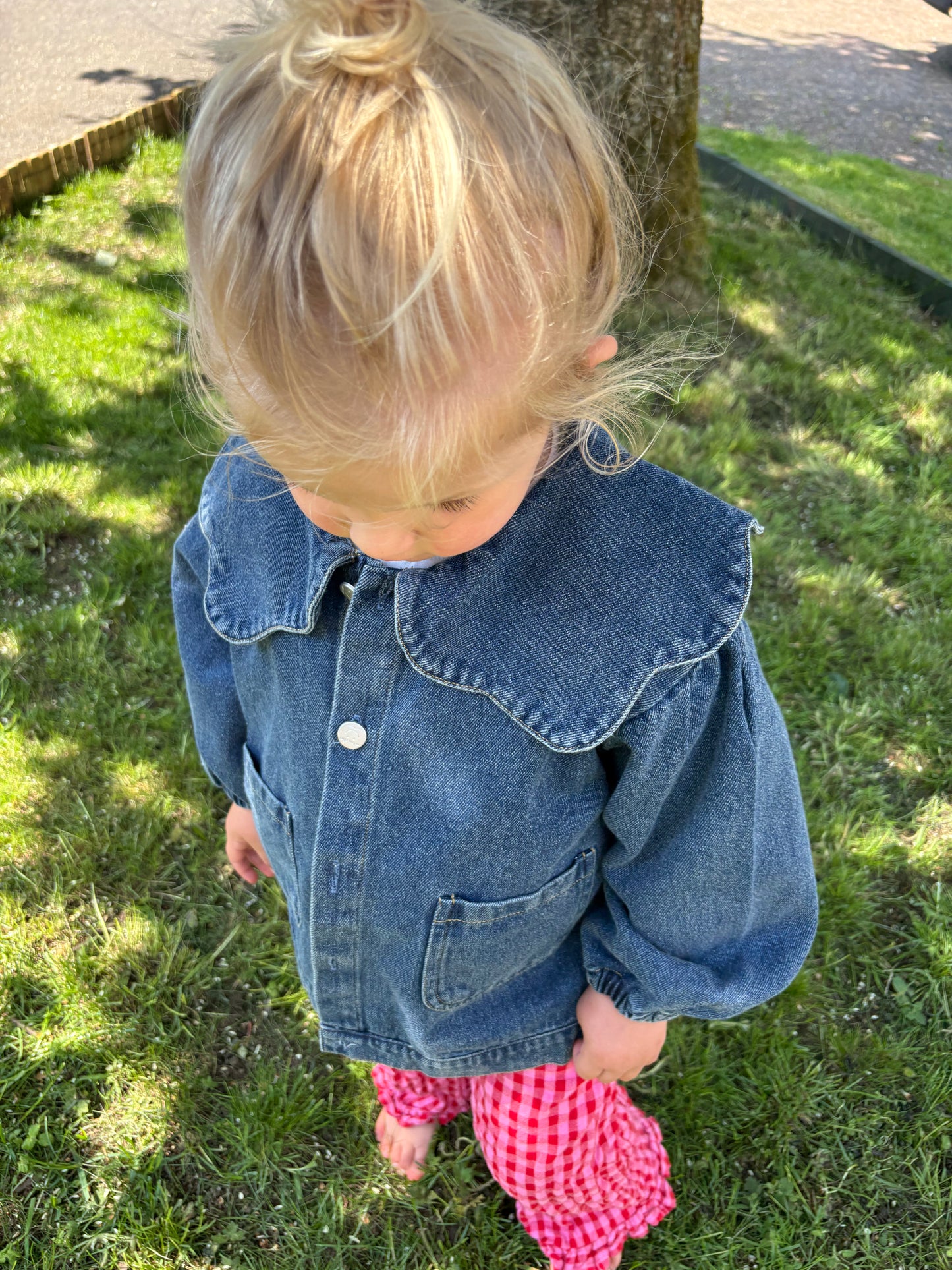 Personalised Collared Denim Jacket
