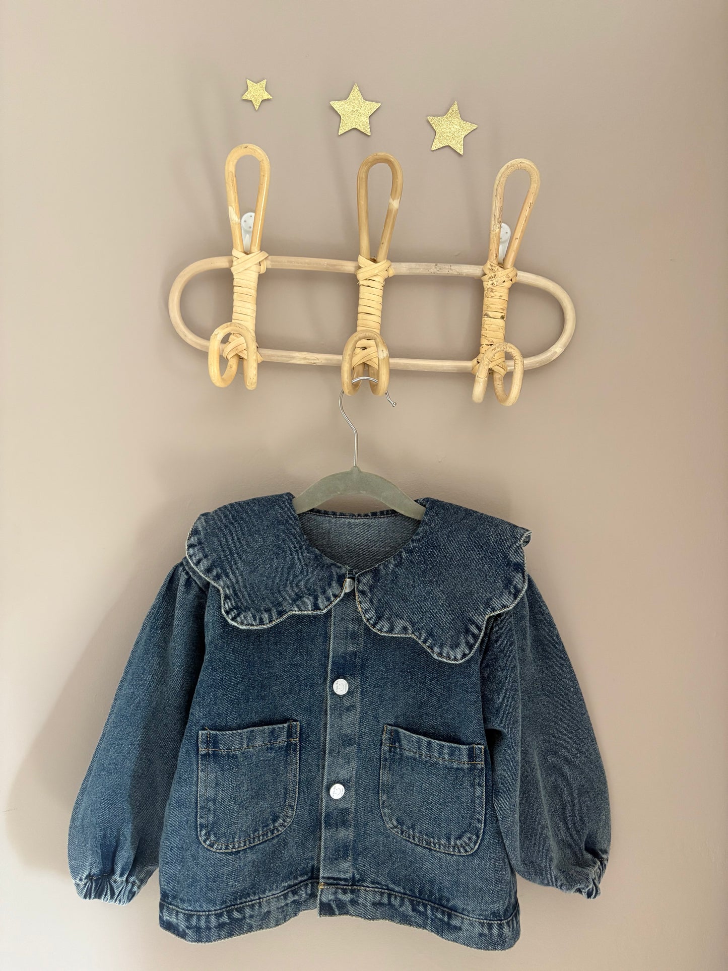 Personalised Collared Denim Jacket