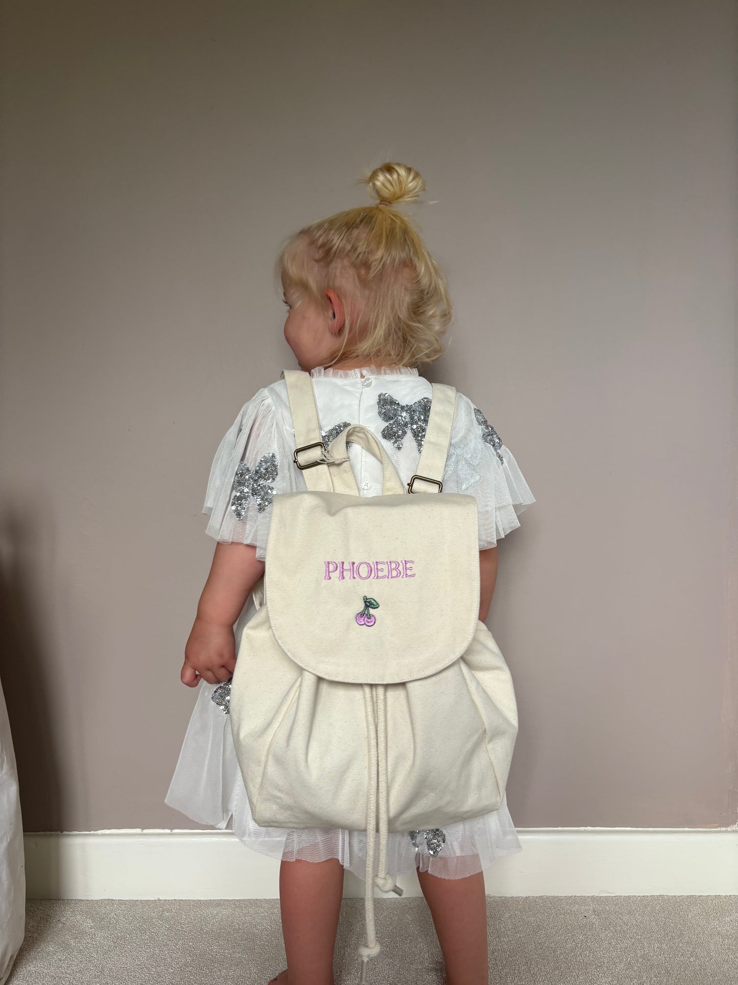 PERSONALISED ORGANIC COTTON BACKPACK
