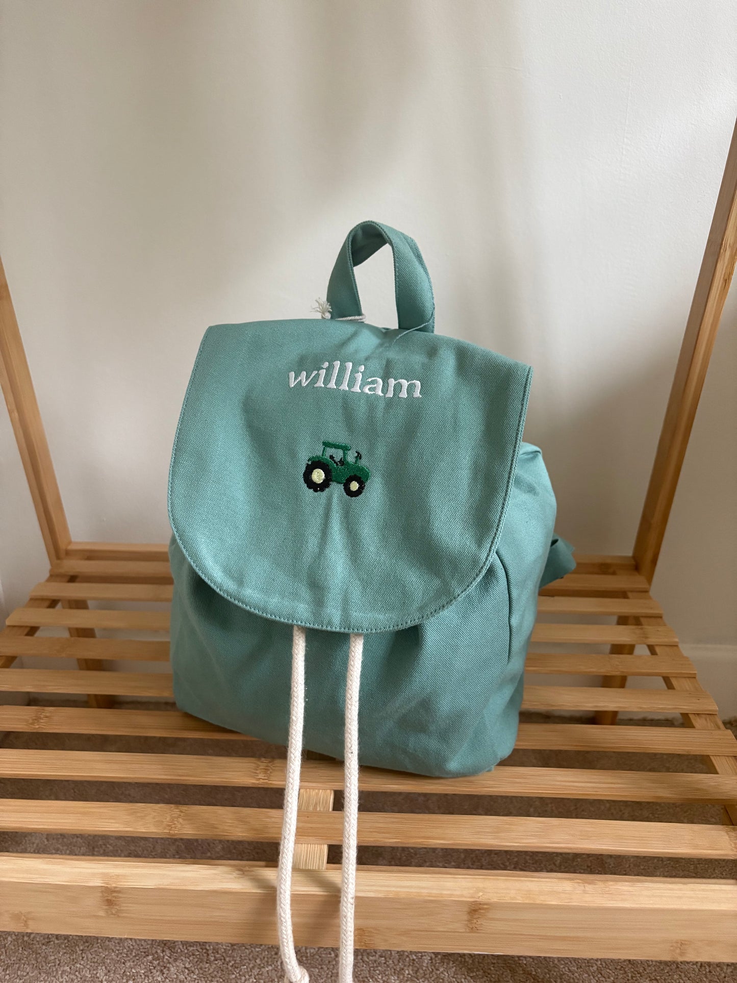 SAGE PERSONALISED ORGANIC RUCKSACK